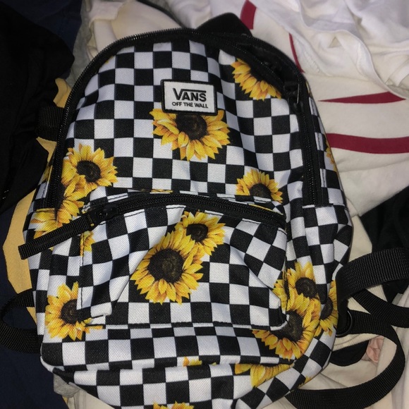 vans sunflower backpack uk